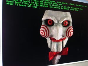 Jigsaw ransomware screenshot