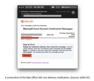 365 notification example