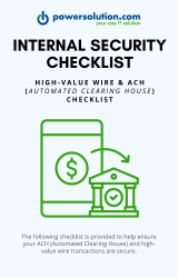 Internal Security Checklist